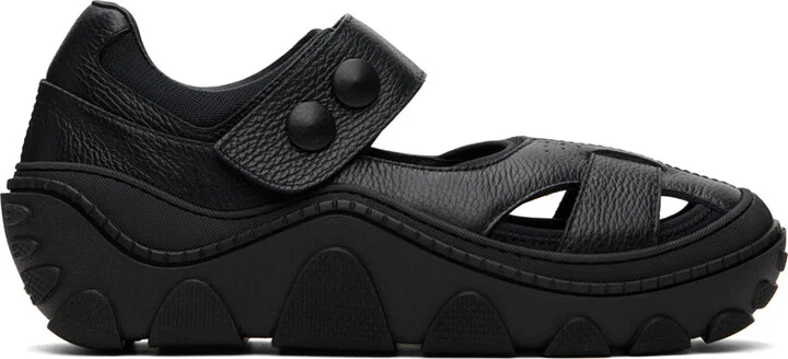 Kiko Kostadinov Black Tonkin Hybrid Sandals
