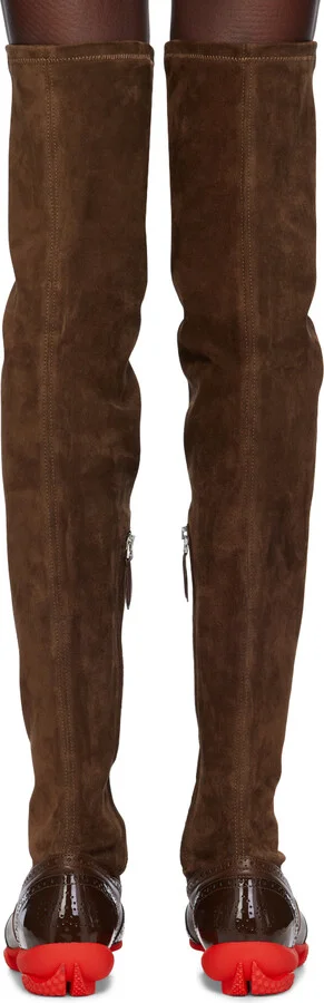 Kiko Kostadinov Brown Sonia High Boots - Image 2