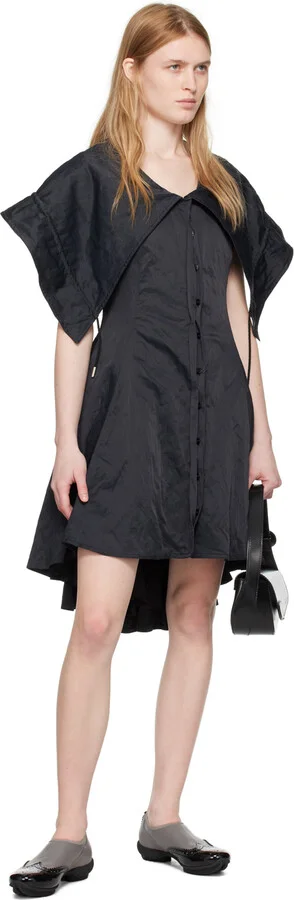 Kiko Kostadinov Gray & Black Sonia Slip On Brogues - Image 5