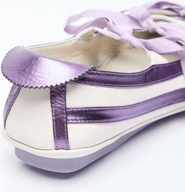 Kiko Kostadinov Lella Hybrid Flats - Woman Flats Lilac Eu - 40 - Image 3