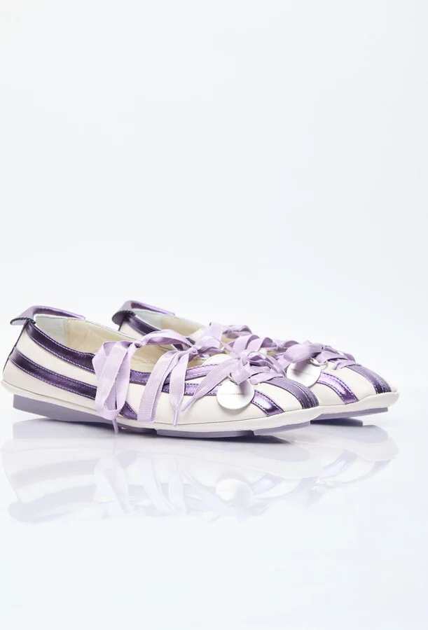 Kiko Kostadinov Lella Hybrid Flats - Woman Flats Lilac Eu - 40 - Image 4