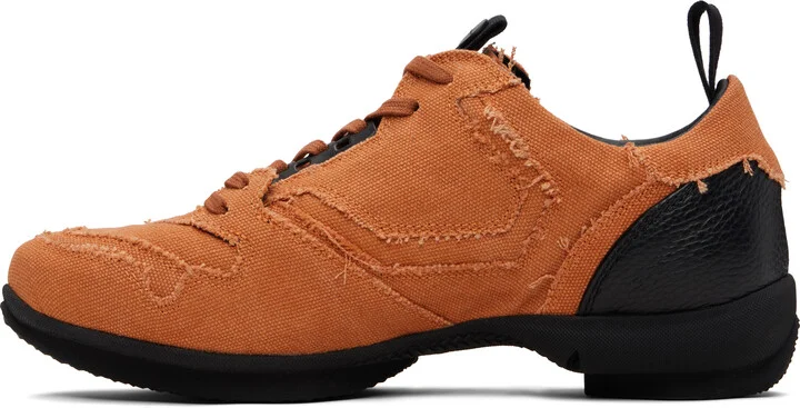 Kiko Kostadinov Orange Ostro Canvas Sneakers - Image 3