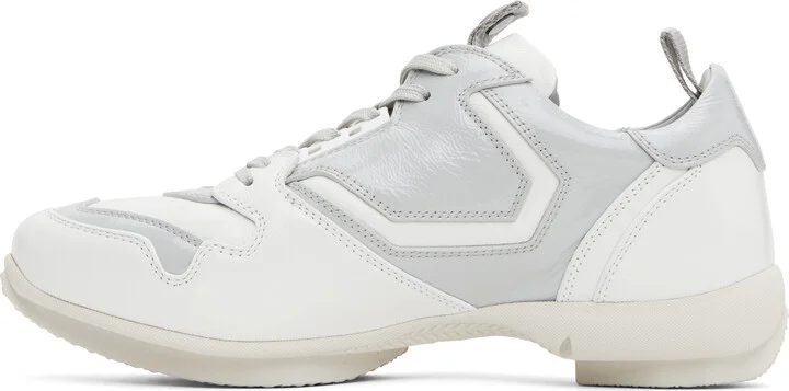 Kiko Kostadinov White & Gray Ostro Sneakers - Image 3