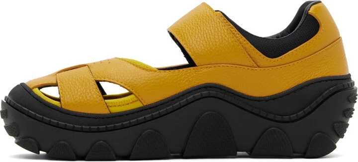 Kiko Kostadinov Yellow Tonkin Hybrid Sandals - Image 3