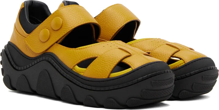 Kiko Kostadinov Yellow Tonkin Hybrid Sandals - Image 4