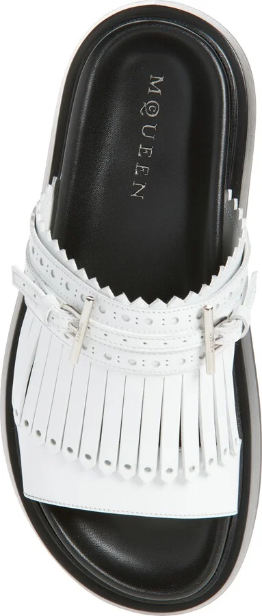 Kiltie Fringe Slide Sandal - Image 5