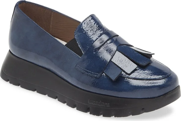 Textured Blue Patent