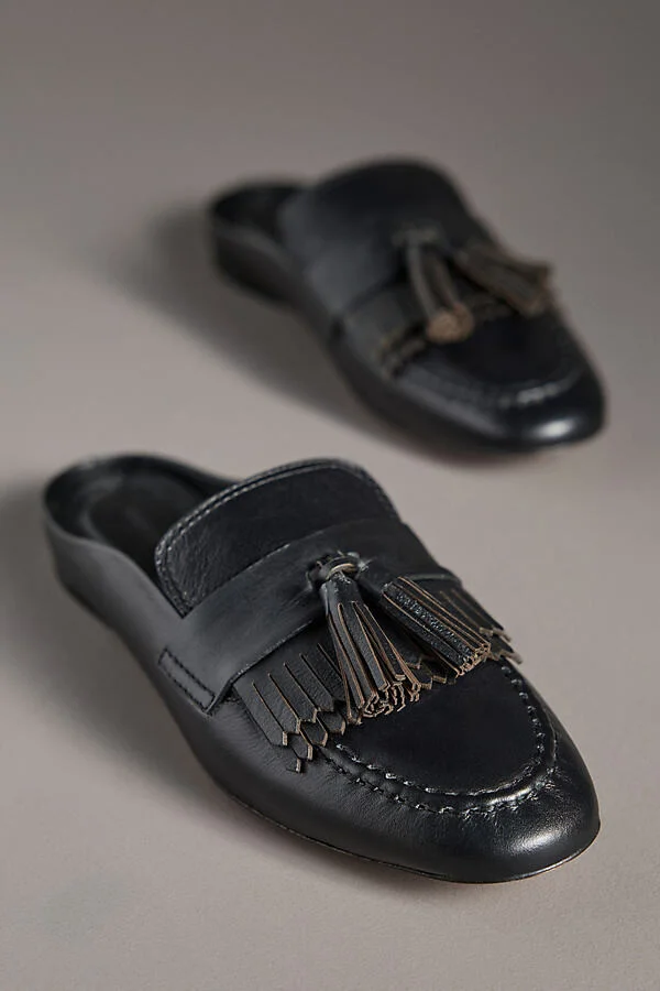 Kiltie Tassel Loafer Mules - Image 2
