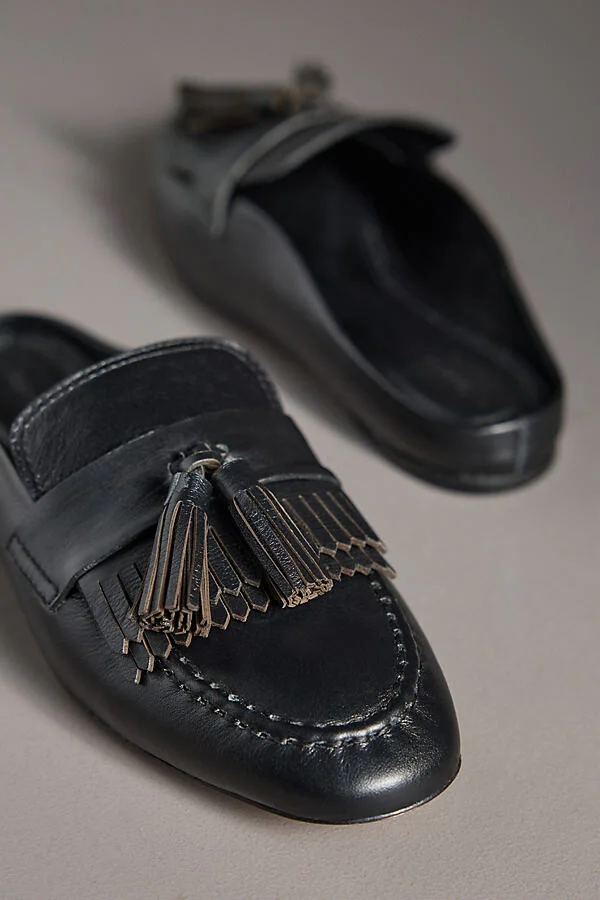 Kiltie Tassel Loafer Mules - Image 4