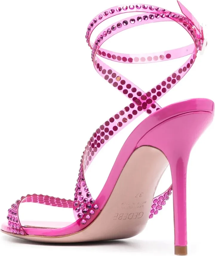 Kim 100mm embellished sandals - Image 3