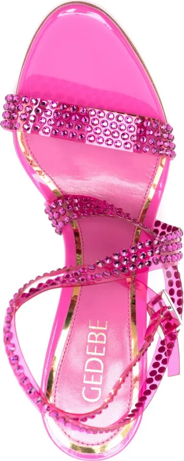 Kim 100mm embellished sandals - Image 4