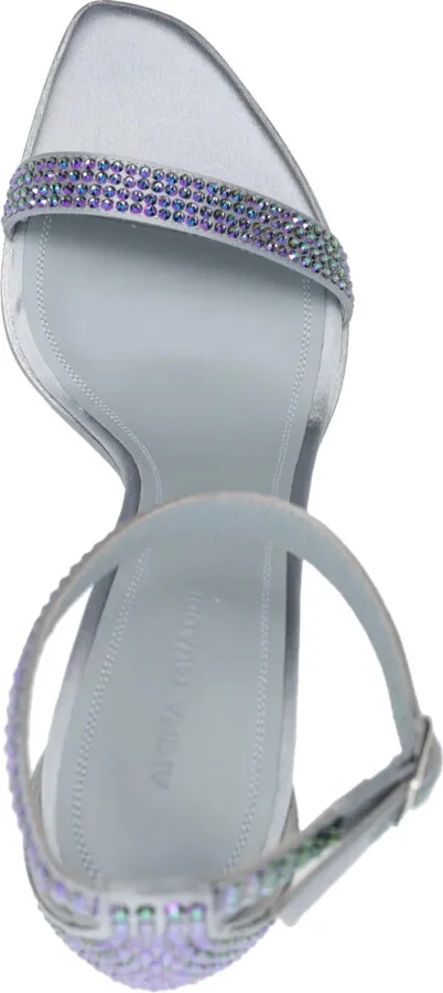Kim 115mm crystal-embellished sandals - Image 4