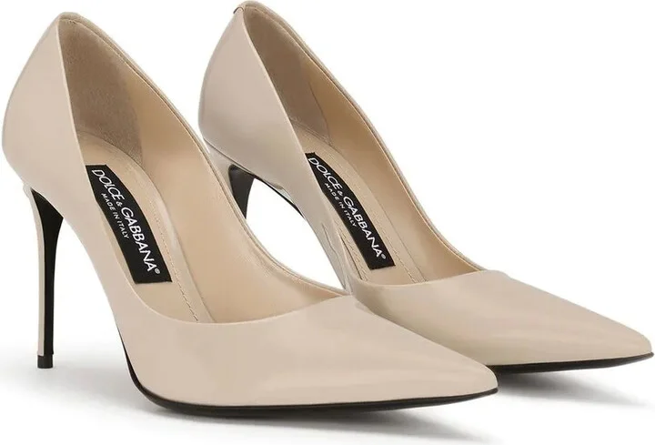 KIM DOLCE&GABBANA 90mm patent leather pumps - Image 2