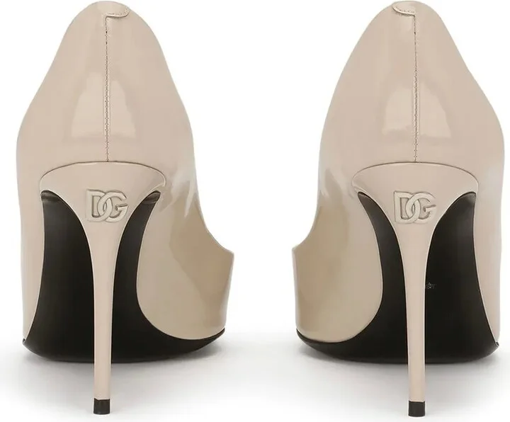 KIM DOLCE&GABBANA 90mm patent leather pumps - Image 3