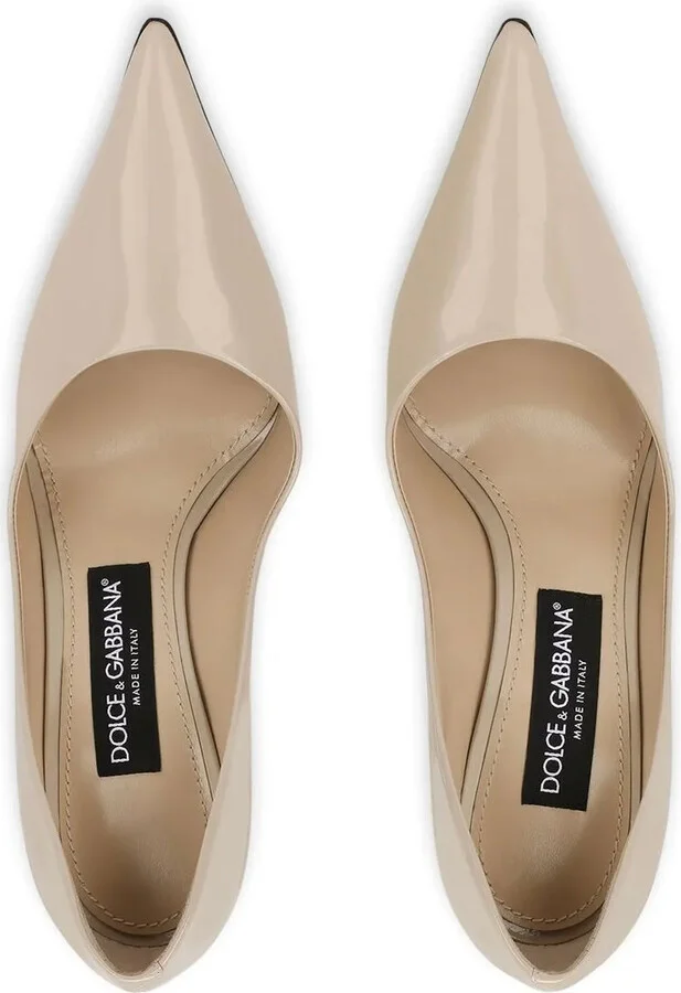 KIM DOLCE&GABBANA 90mm patent leather pumps - Image 4