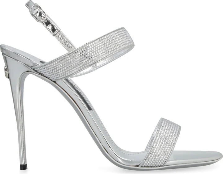 Kim Dolce&gabbana - Keira Metallic Leather Sandals