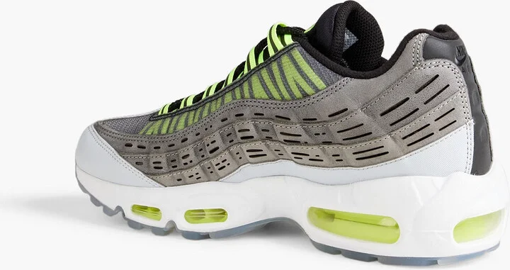 + Kim Jones Volt Air Max 95 mesh and leather sneakers - Image 3