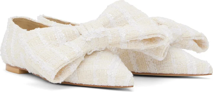 KIMHĒKIM Off-White Monroe Ballerina Flats - Image 4