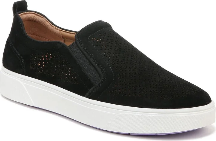 Kimmie Perforated Suede Slip-On Sneaker