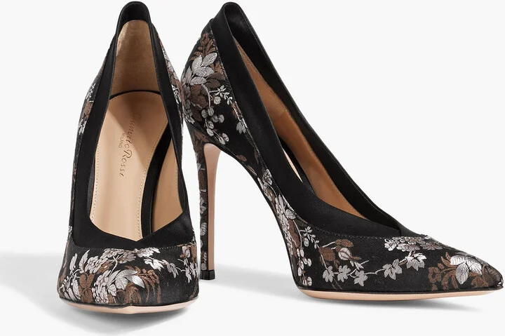 Kimono brocade pumps - Image 2