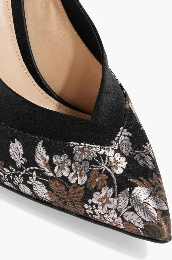 Kimono brocade pumps - Image 4