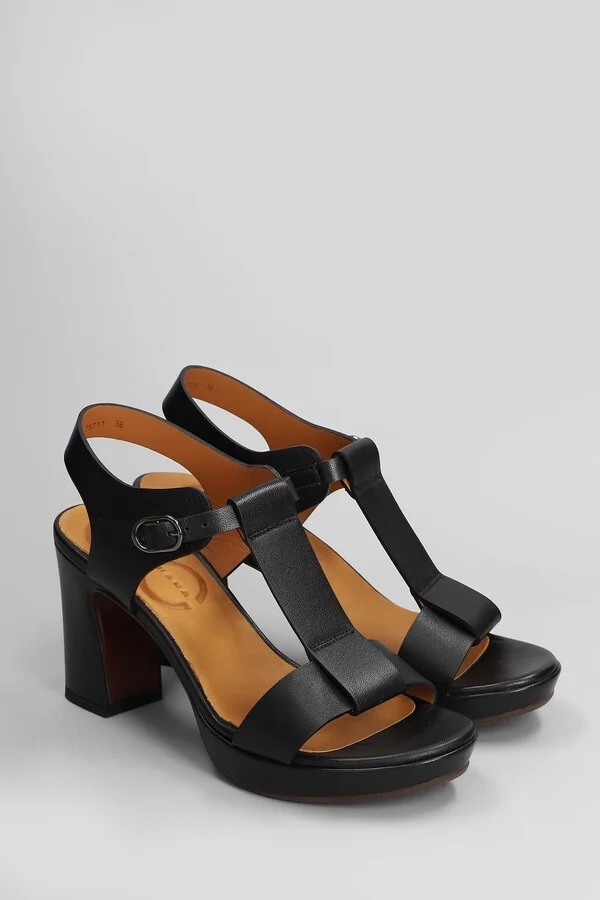 Kimor-l Sandals In Black Leather - Image 2