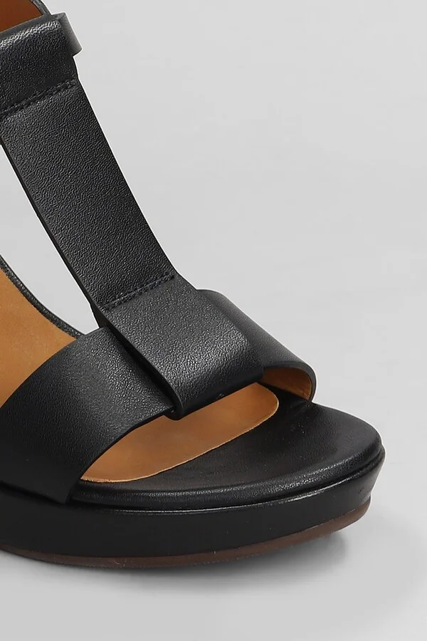 Kimor-l Sandals In Black Leather - Image 5