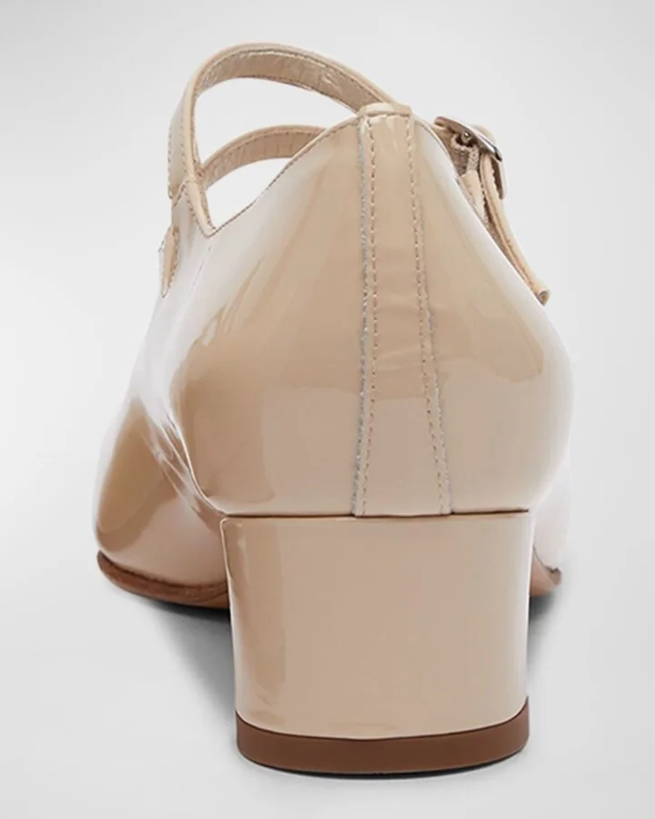 Kina Patent Mary Jane Ballerina Pumps - Image 2