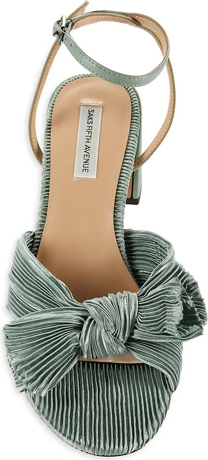 Kindra 64MM Block-Heel Bow Sandals - Image 5