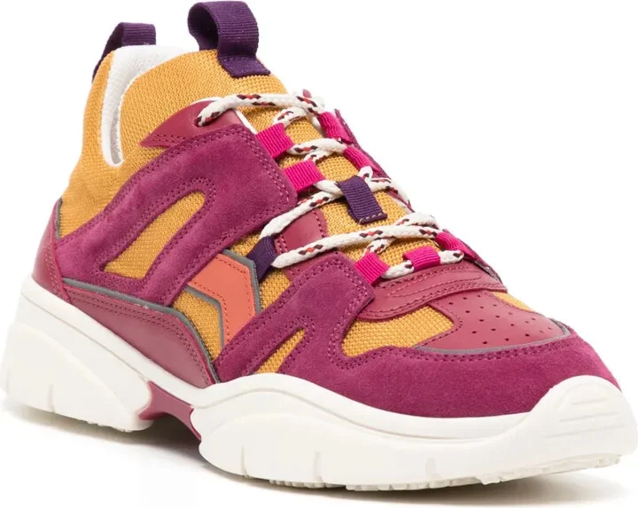 Kindsay panelled leather sneakers - Image 2