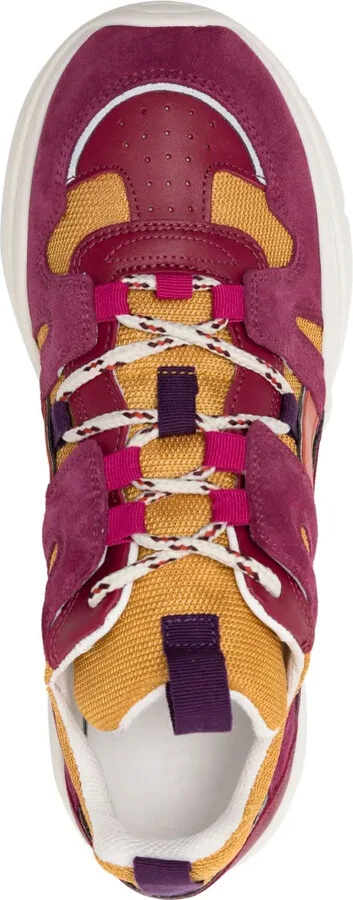 Kindsay panelled leather sneakers - Image 4