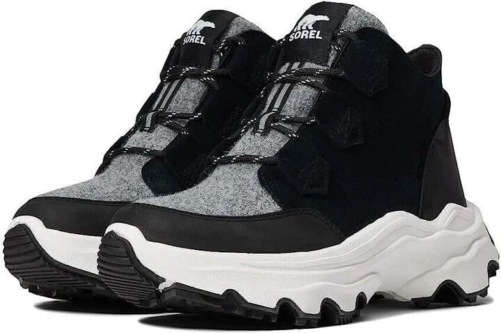 Kinetic Breakthru Caribou Womens 6 Black Sea Salt Waterproof Boots KHD1603