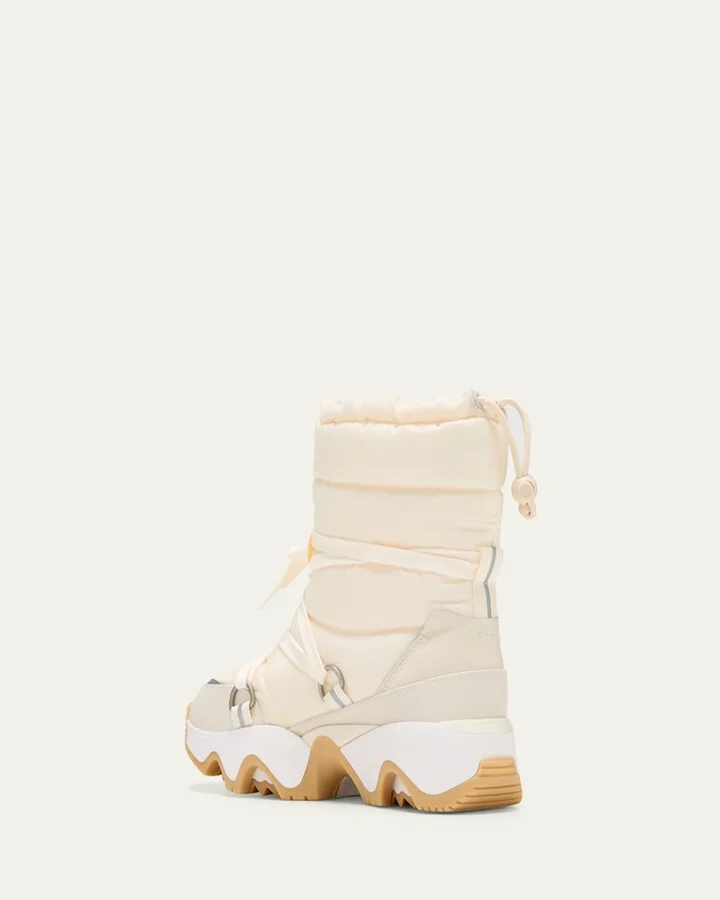 Kinetic Impact Puffy Lace-Up Snow Boots - Image 4