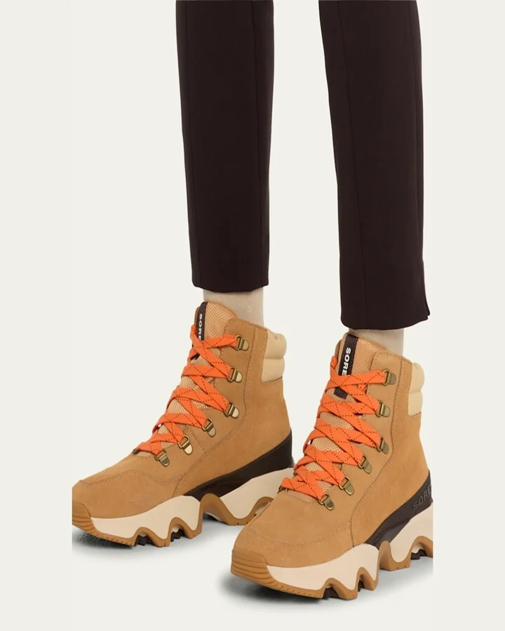 Kinetic Impact Suede Lace-Up Boots - Image 4