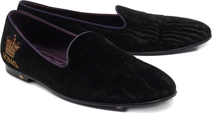 King velvet loafers - Image 3