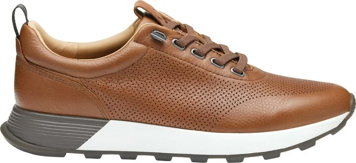 Kinnon Perforated Leather Jogger Sneaker - Image 3