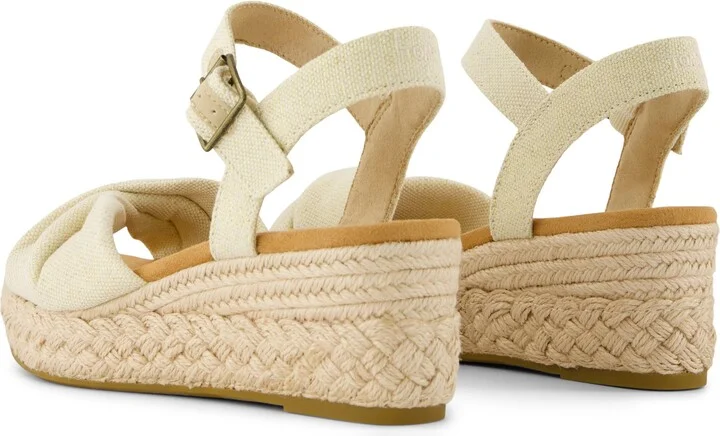 Kinsley Ankle Strap Espadrille Platform Wedge Sandal - Image 2