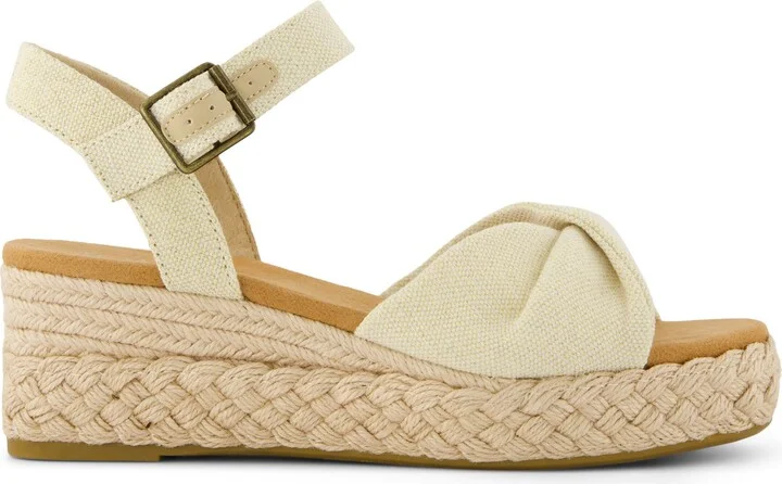 Kinsley Ankle Strap Espadrille Platform Wedge Sandal - Image 3