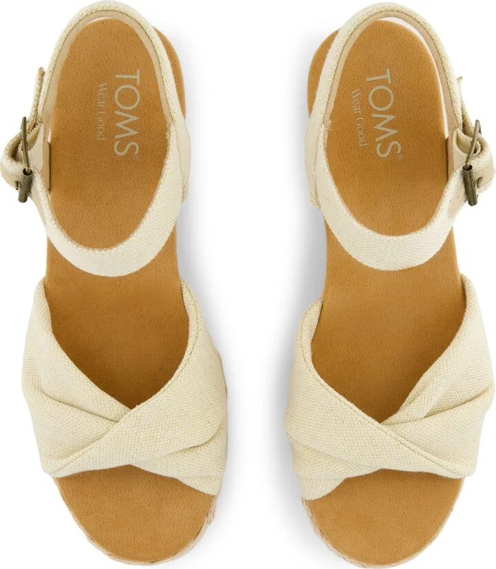 Kinsley Ankle Strap Espadrille Platform Wedge Sandal - Image 4