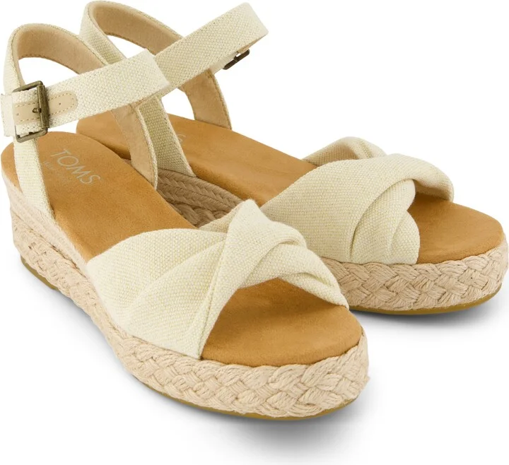Kinsley Ankle Strap Espadrille Platform Wedge Sandal - Image 6