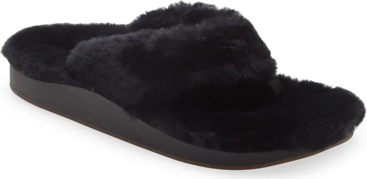 Kipea Heu Genuine Shearling Slide Sandal