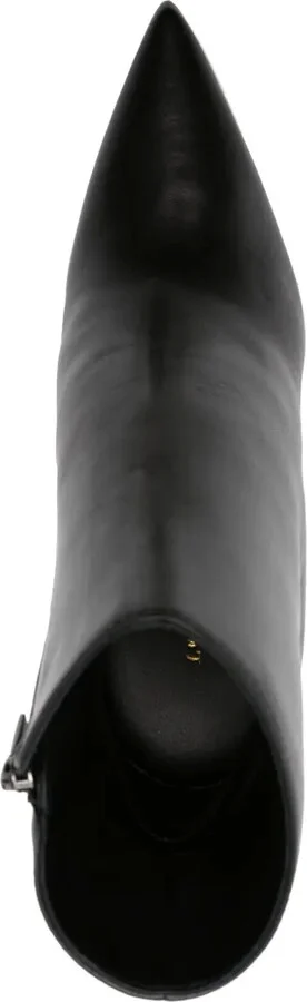 Kira 120mm wedge leather boots - Image 4