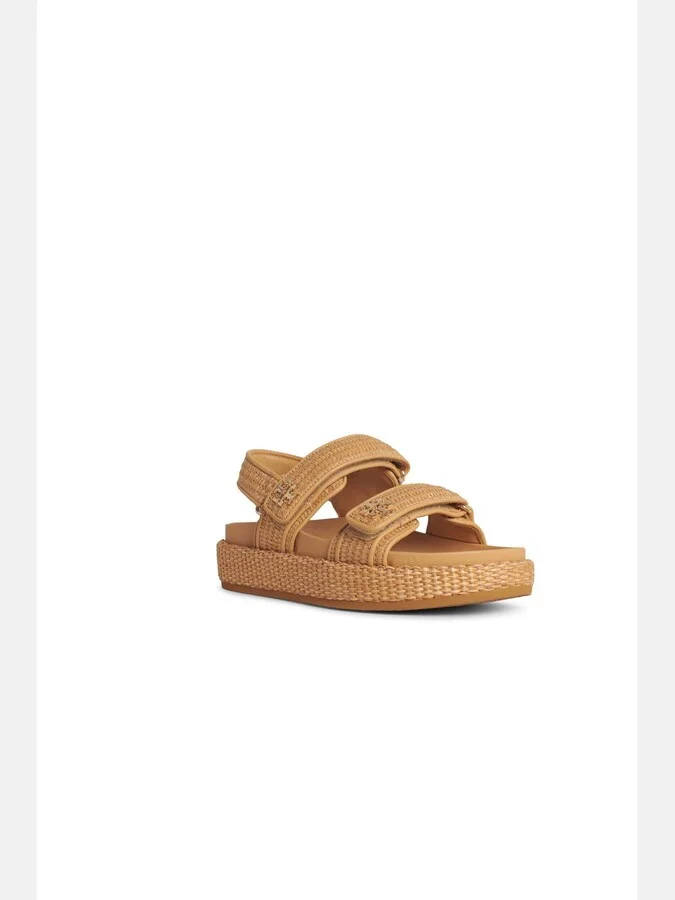 'kira' Beige Leather Sandals - Image 2