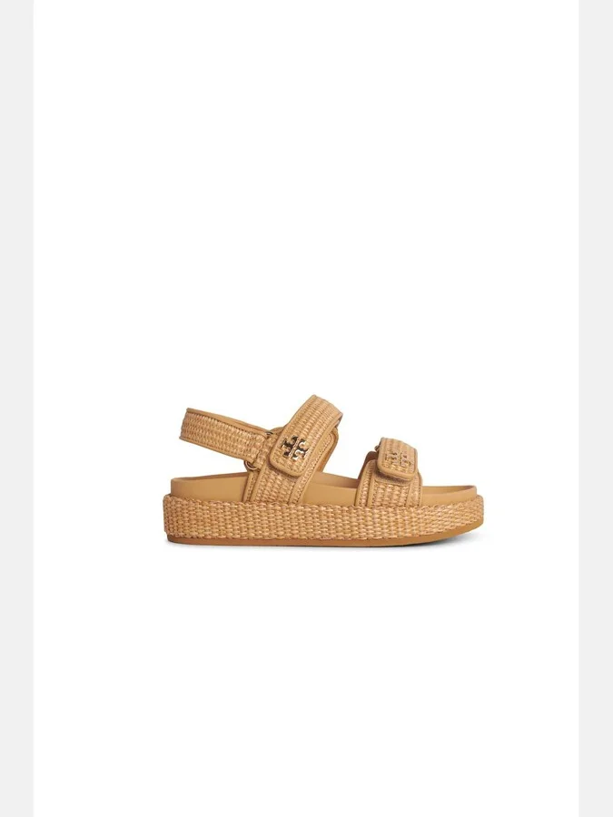 'kira' Beige Leather Sandals