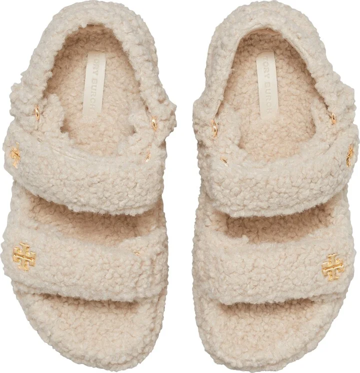 Kira Faux Shearling Sport Sandal - Image 3