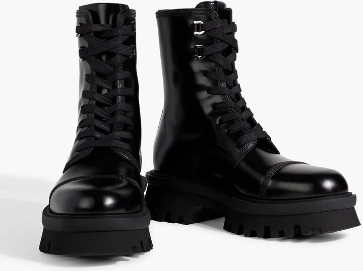 Kira leather combat boots - Image 2