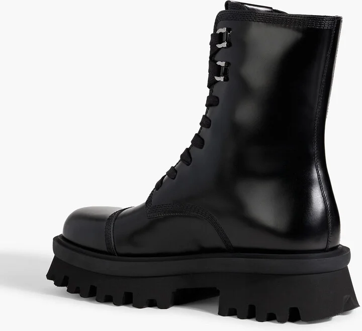 Kira leather combat boots - Image 3