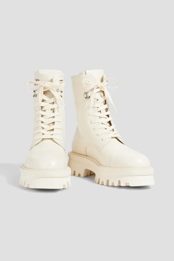 Kira leather combat boots - Image 5