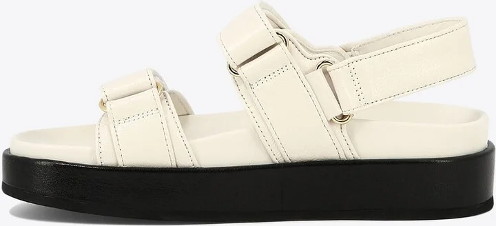 Kira Leather Flatform Sandals - Image 2