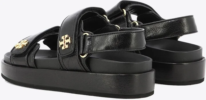Kira Leather Flatform Sandals - Image 3